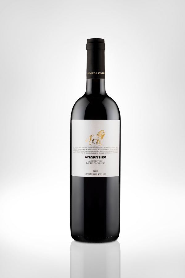 PGI Peloponnese - Giannikos - Lion Agiorgitiko - 2017 - 75cl